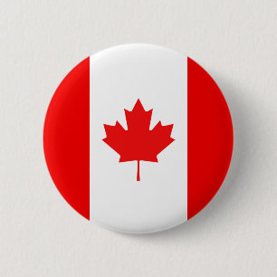 Maple Leaf Symbol 2 Inch Round Button