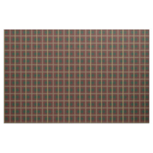 Maple Leaf Tartan Fabric