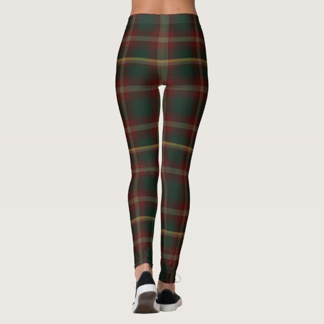 Maple Leaf Tartan, Leggings (Back)