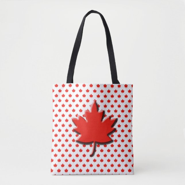 Maple Leaf Totebag Tote Bag (Front)