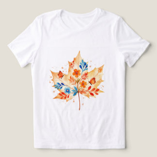 Maple leaf Tri-Blend shirt