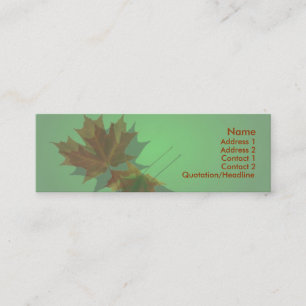 Maple Leave Profile Card