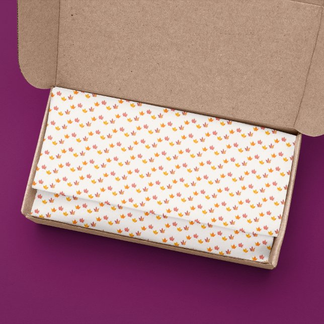 Maple Leaves Fall Baby Shower Tissue Paper (Creator Uploaded)