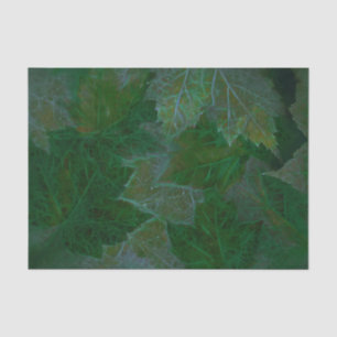 Maple Leaves Green Neon Summer Tissue Paper