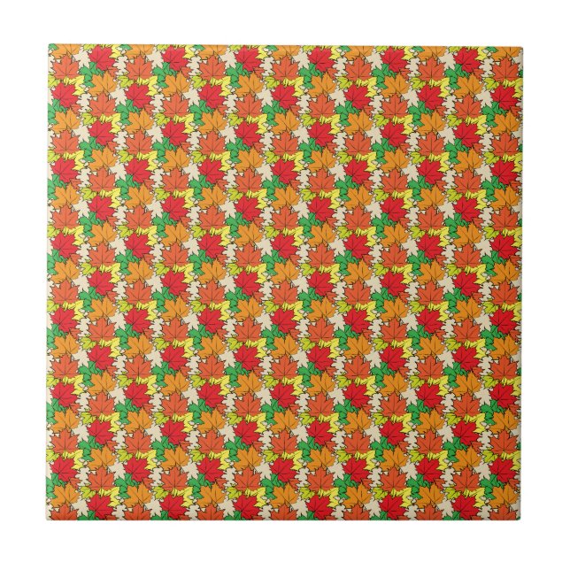 Maple leaves I Tile (Front)