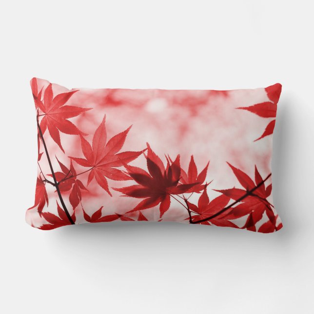 Maple Leaves Landscape Design-21355 Lumbar Pillow (Front)