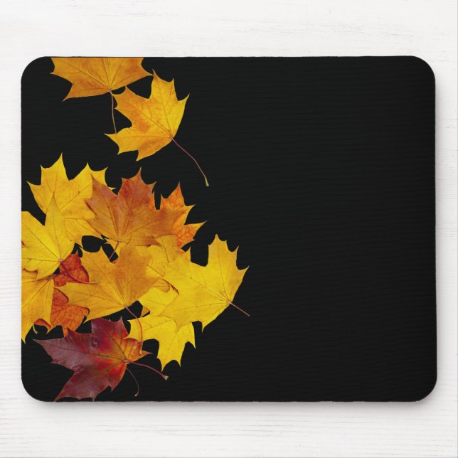 Maple leaves mouse pad (Front)