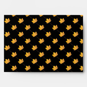 Maple leaves pattern envelopes