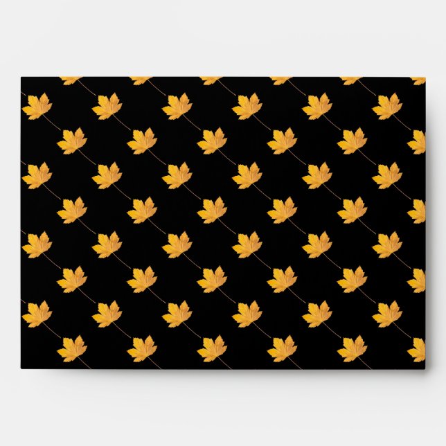 Maple leaves pattern envelopes (Front)