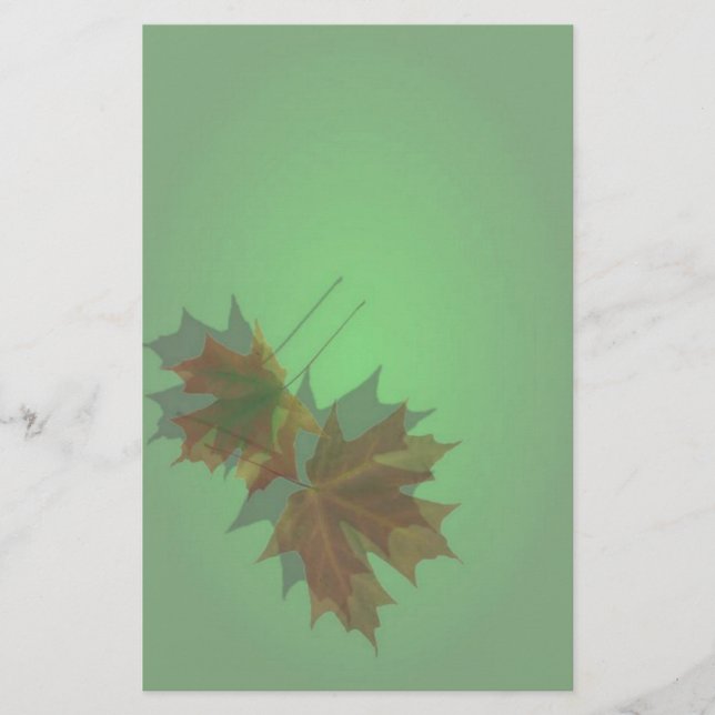 Maple Leaves Stationery (Front)