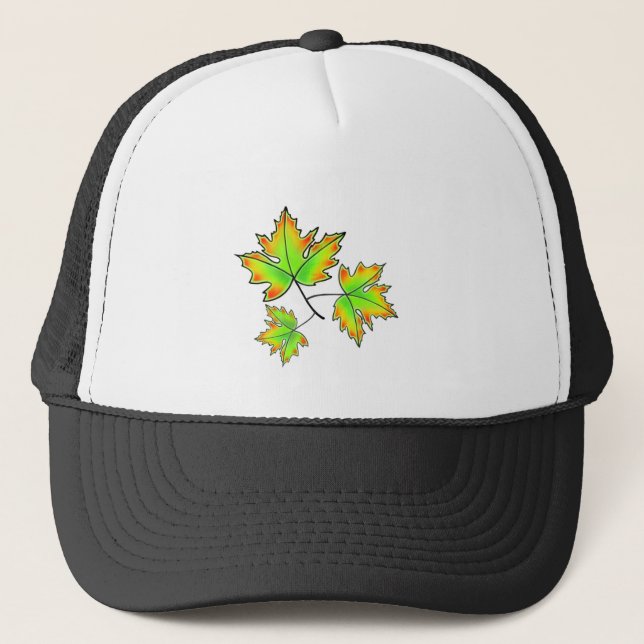 Maple Leaves Trucker Hat (Front)