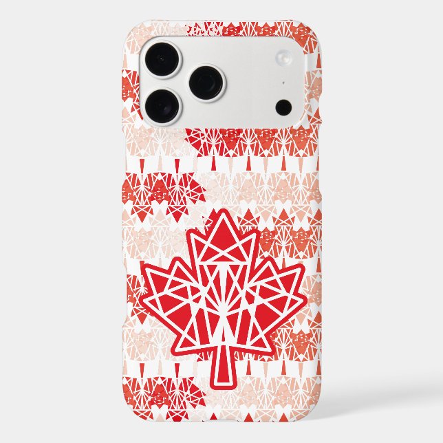 MAPLE MADE WITH TRIANGLES CANADA FLAG BY MASANSER (Back)