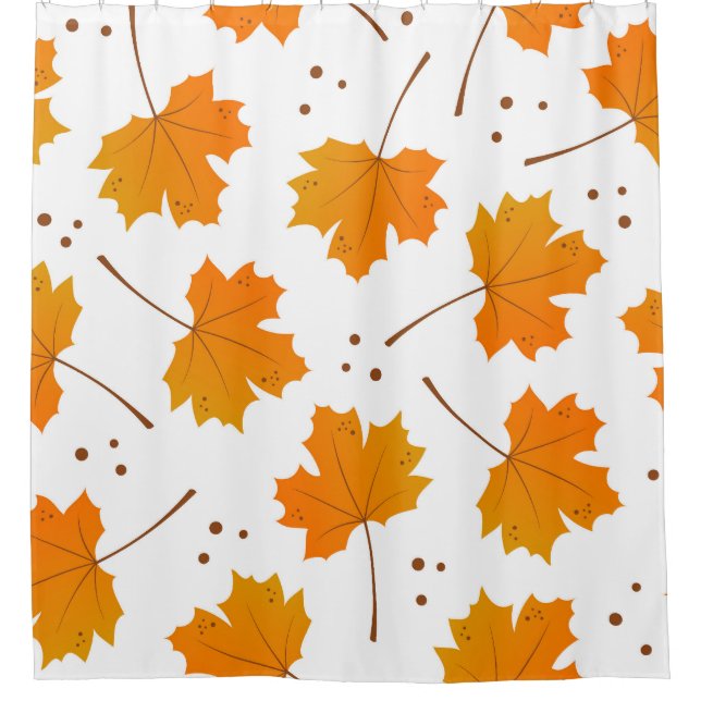Maple Mirth: Cartoon Autumn Leaves (Front)