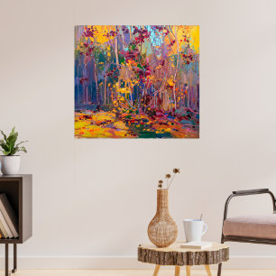 Maple Saplings October Tom Thomson Poster