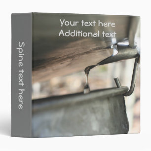 Maple Sugar Sap Running From Tree Personalized Binder