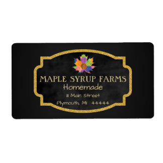 Maple Syrup Business Shipping Label
