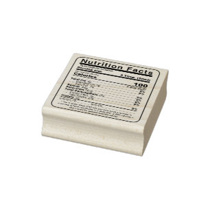 Maple Syrup Editable Nutrition Facts Stamp
