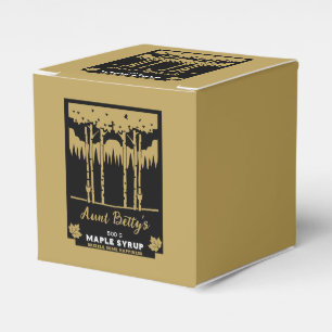 Maple Syrup Farmers Market Favor Box