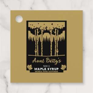 Maple Syrup Farmers Market Favour Tags