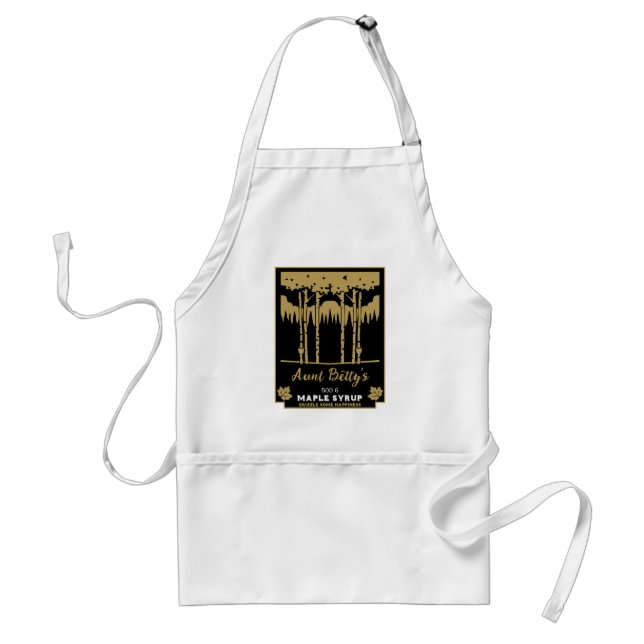 Maple Syrup Farmers Market Standard Apron (Front)