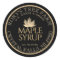 Maple Syrup Gold and Black Maple Leaf Custom Label