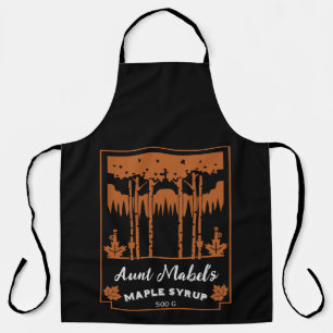Maple Syrup Home Made Editable Apron