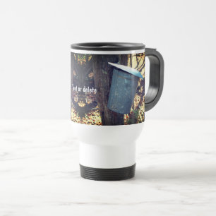 Maple Syrup Sap Bucket Personalized Travel Mug