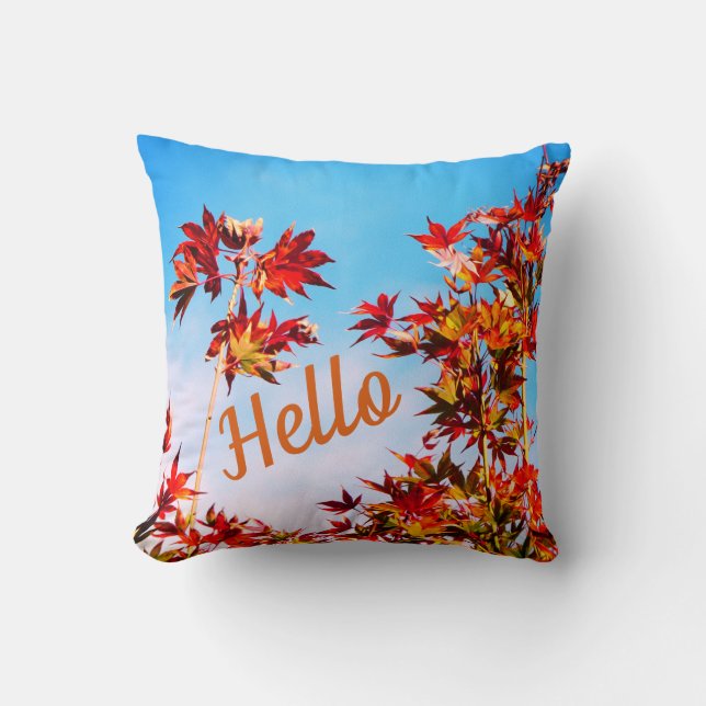 Maple Throw Pillow (Front)