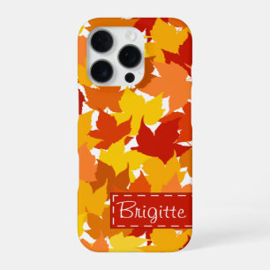 Maple tree autumn leaves iPhone 16 pro case