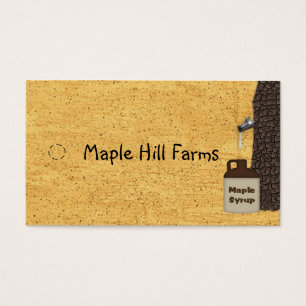 Maple Tree Maple Syrup Hang Tag