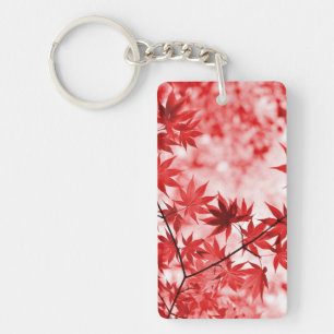 Maple Trees Leaves Design-29997 Keychain