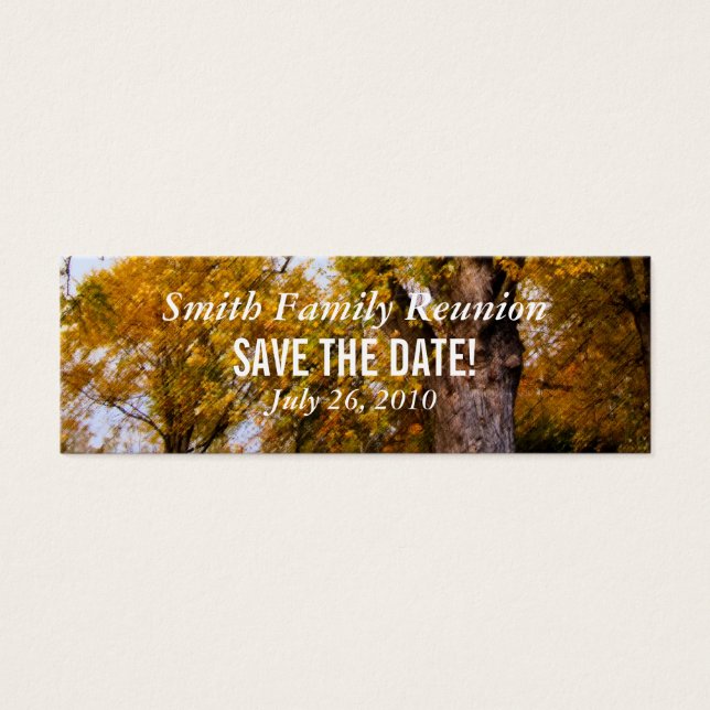 Maple Trees Reunion Save the Date (Front)
