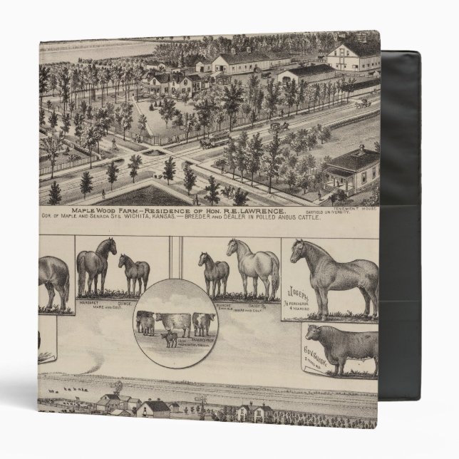 Maple Wood Farm, Kansas Binder (Front/Inside)