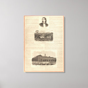 Maplewood Music Seminary for Ladies Canvas Print