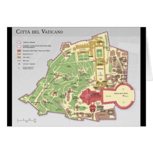 Mappa della Città del Vaticano diagramme Vatican