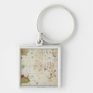Mappa Mundi, 1502 Keychain