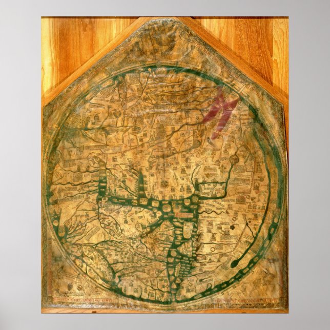Mappa Mundi, c.1290 Poster (Front)