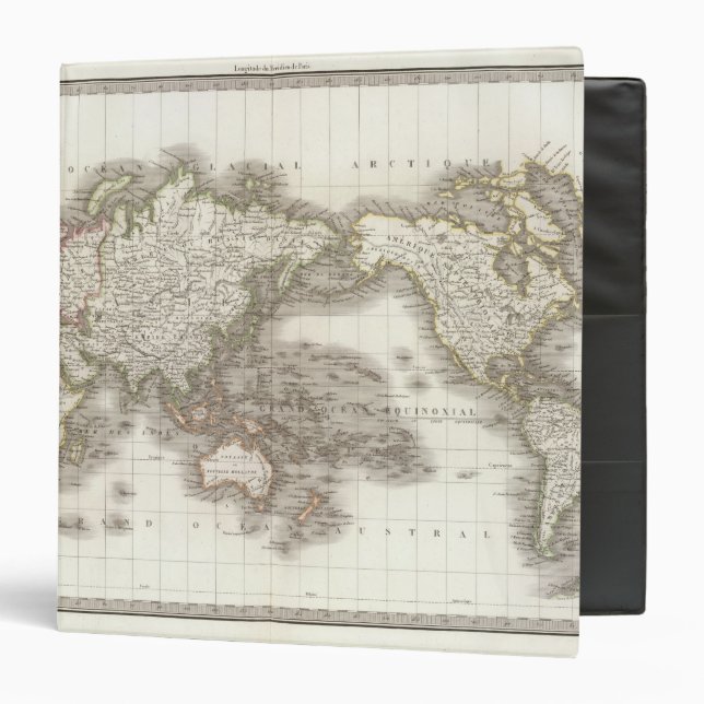 Mappemonde - Globe map Binder (Front/Inside)