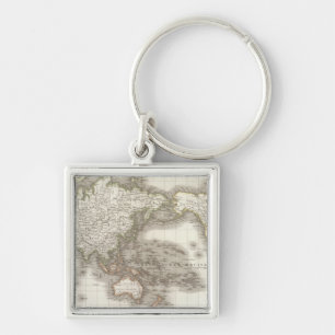 Mappemonde - Globe map Keychain