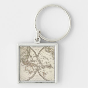 Mappemonde - World Map Keychain