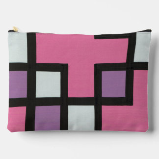 [mapper #2] Geometric Modern Abstract Retro Accessory Pouch