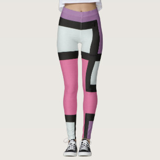 [mapper #2] Geometric Modern Retro Abstract Leggings