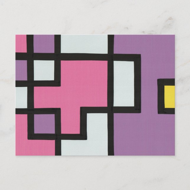 [mapper #2] Postcard Abstract Modern Retro (Front)