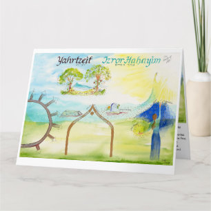 Mapping the Journey; Yahrzeit Card