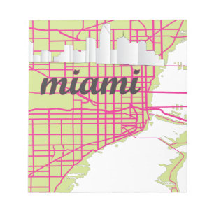 maps Miami Notepad