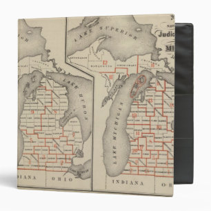 Maps showing the congressional districts binder