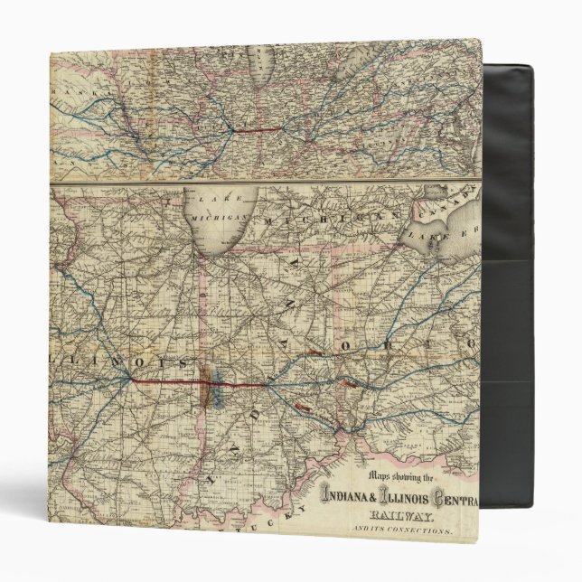 Maps showing the Indiana Binder (Front/Inside)