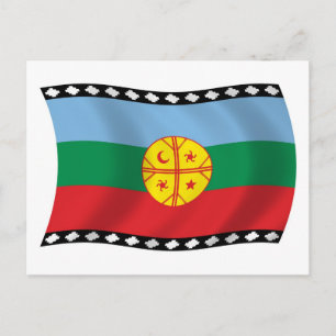 Mapuches Flag Postcard