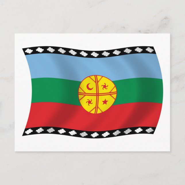 Mapuches Flag Postcard (Front)