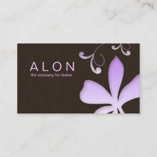Maquillage Artiste Carte de visite Fleur violet